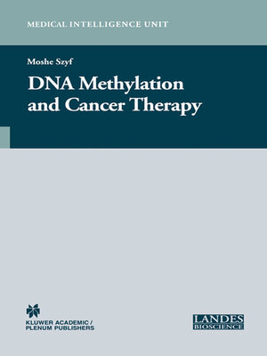 cover image of DNA Methylation and Cancer Therapy